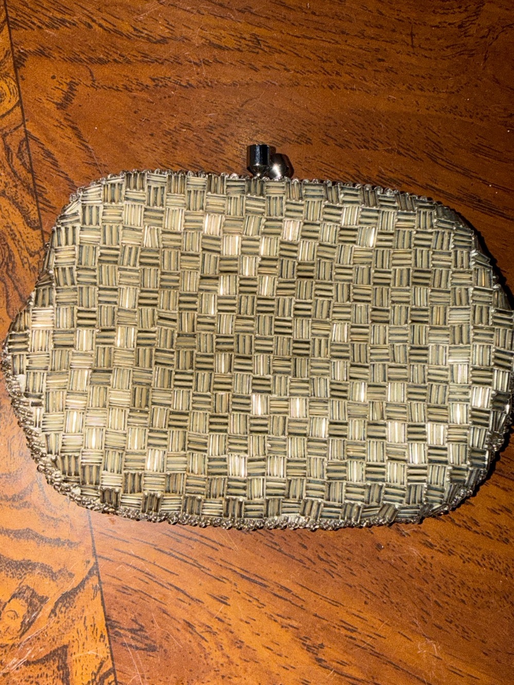 1950’s Golden Bugle Beaded Coin Purse